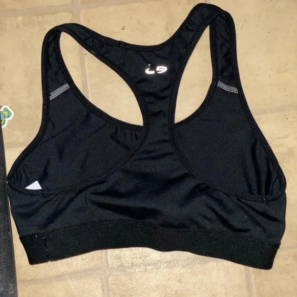 Champion Women Athletic Black Sports Bra power core size S - Picture 2 of 7